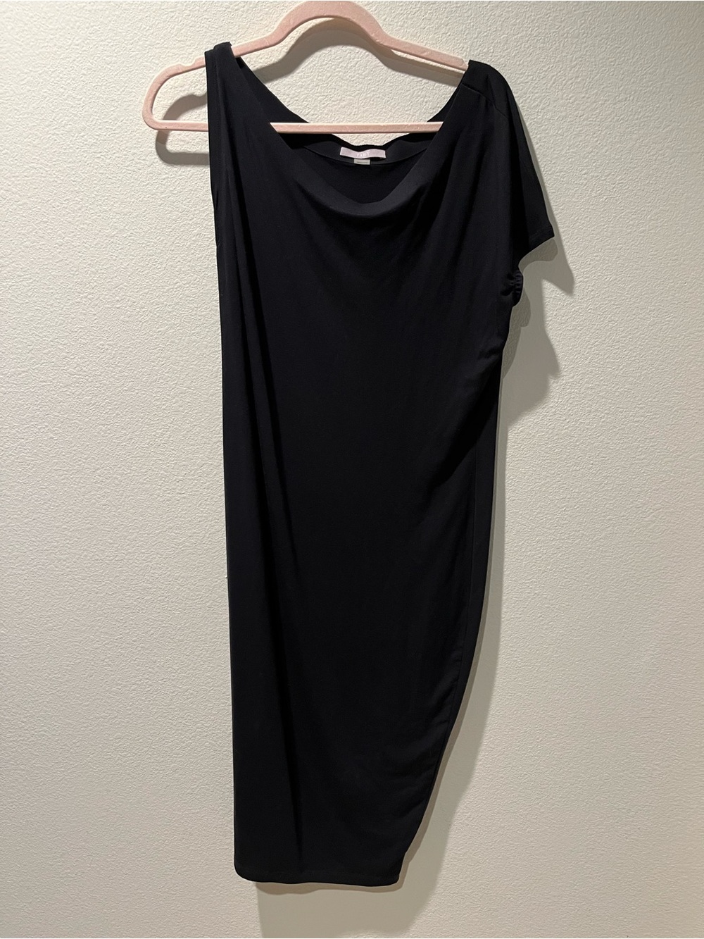 Tart Black Asymmetrical One-Shoulder Dress NWOT